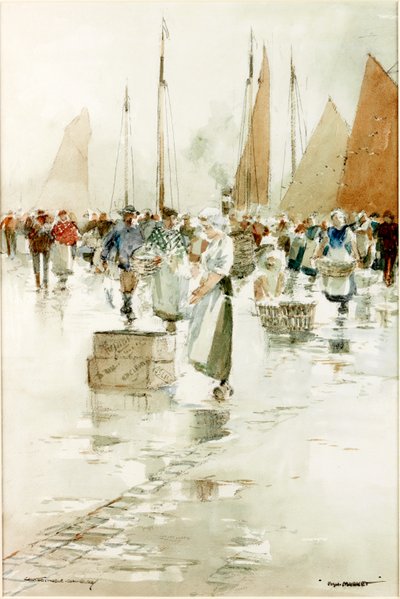 Fish Market by Victor Noble Rainbird